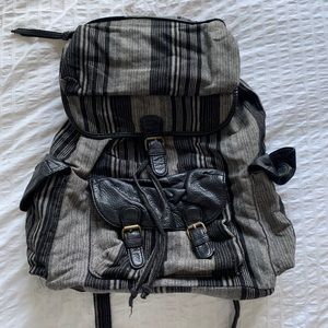 UO Striped Canvas Backpack